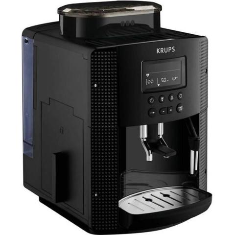 Krups Roma EA81M8 Cafetière expresso superautomatique, 1,7 L, 3 niveaux de température, 3 textures de broyage, noir - EA81P070 Krups Roma EA81M8 Cafetière expresso superautomatique, 1,7 L, 3 niveaux de température, 3 textures de broyage, noir - EA81P070