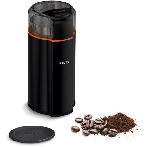Krups Silent Vortex GX332810 moulin à café noir compact Krups Silent Vortex GX332810 moulin à café noir compact