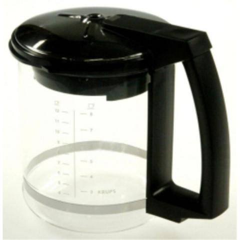 Krups - Verseuse en Verre Noire Cafetieres Pression T8 F0464210F