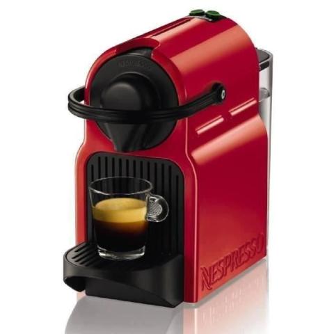KRUPS YY1531FD Machine expresso à capsules Nespresso Inissia - Pression 19 bars - Rouge rubis KRUPS YY1531FD Machine expresso à capsules Nespresso Inissia - Pression 19 bars - Rouge rubis