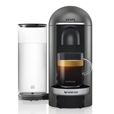 KRUPS YY2778FD Machine à café Nespresso Vertuo Plus - Titane KRUPS YY2778FD Machine à café Nespresso Vertuo Plus - Titane