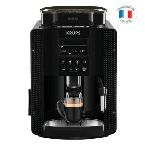 KRUPS YY8135FD Machine à café automatique avec broyeur à grains Essential - Ecran LCD - Pression 15 Bars - Noire KRUPS YY8135FD Machine à café automatique avec broyeur à grains Essential - Ecran LCD - Pression 15 Bars - Noire