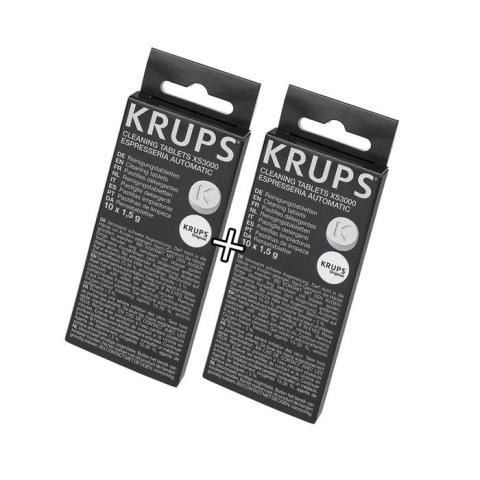 Lot de 2 boites de pastilles nettoyantes pour cafetière KRUPS ROWENTA MAGIMIX - Accessoires et entretien