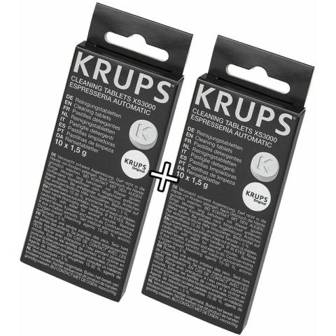Lot de 2 boites de pastilles nettoyantes (XS300010) Accessoires et entretien Krups magimix, rowenta, seb