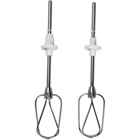 Lot de 2 fouets à émulsionner pour Batteur KRUPS 3Mix 7000 et 9000 - Blanc Lot de 2 fouets à émulsionner pour Batteur KRUPS 3Mix 7000 et 9000 - Blanc