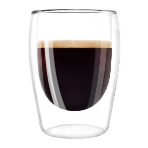 Lot de 2 verres pour café Expresso 80 ml transparent - Melitta Lot de 2 verres pour café Expresso 80 ml transparent - Melitta