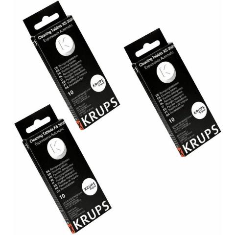 Lot de 3 boîtes de pastilles détergentes (XS300010) Accessoires et entretien KRUPS, MAGIMIX, ROWENTA, SEB