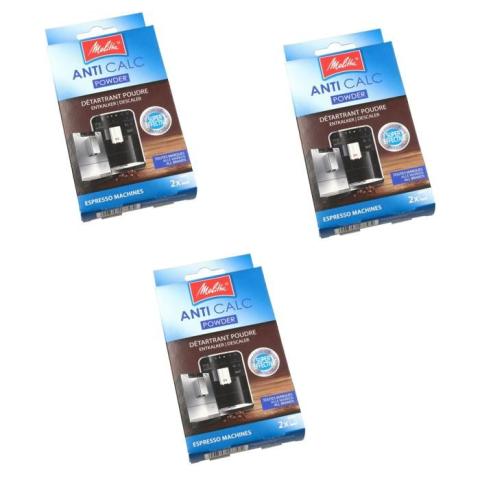 Lot de 3 détartrants rapides (poudre) BISTRO 2X 40GR Cafetière Machine à Café 6762512 Lot de 3 détartrants rapides (poudre) BISTRO 2X 40GR Cafetière Machine à Café 6762512