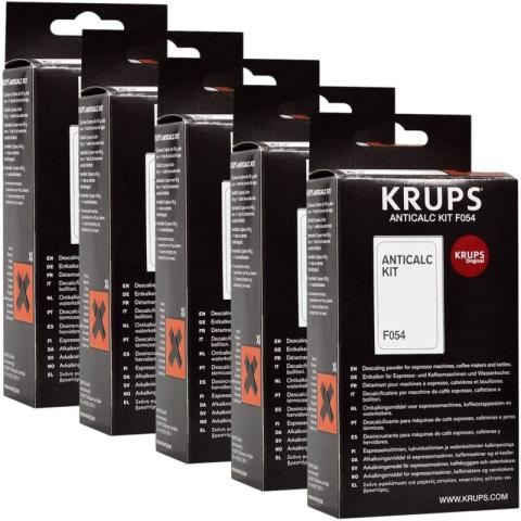 Lot de 4 boites de detartrants pour Cafetiere Krups F054001B