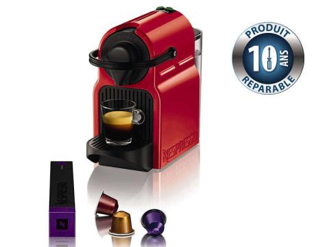 Machine à café Nespresso Krups Inissia Rouge YY1531FD Machine à café Nespresso Krups Inissia Rouge YY1531FD