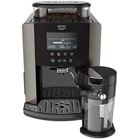 Machine à café automatique Krups EA819E10 - Gris étain - Espresso - 15 bar