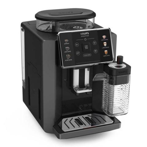 Machine à café automatique - KRUPS - EA912HFO Sensation Lait - Milk Maestro - 6 boissons - Compact Machine à café automatique - KRUPS - EA912HFO Sensation Lait - Milk Maestro - 6 boissons - Compact