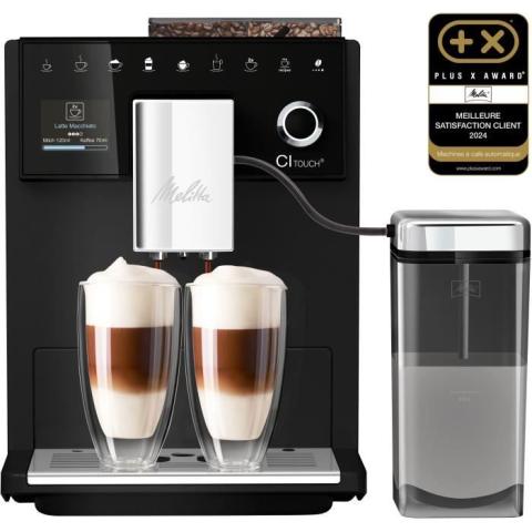 Machine à café automatique - MELITTA - CI Touch® 630-112 - Noir mat Machine à café automatique - MELITTA - CI Touch® 630-112 - Noir mat