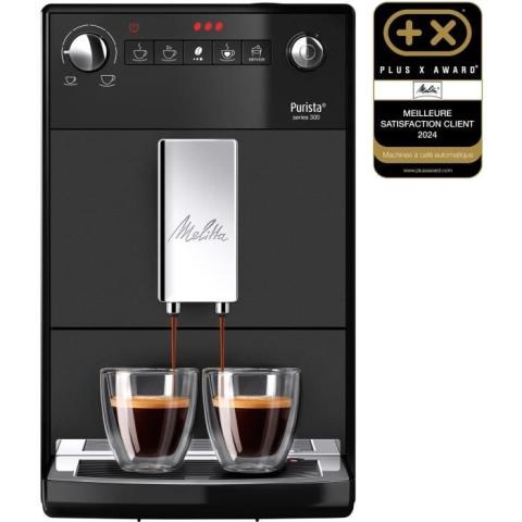 Machine à café automatique - MELITTA - Purista® F230-102 - Noir Machine à café automatique - MELITTA - Purista® F230-102 - Noir