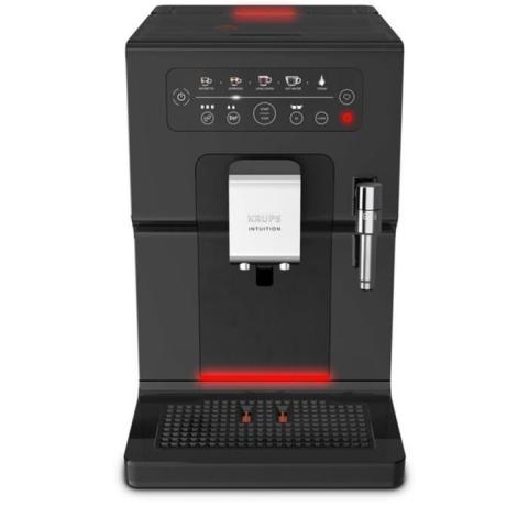Machine à café broyeur grain - KRUPS - Intuition Essential - Broyeur intégré - Écran tactile - Personnalisation avancée