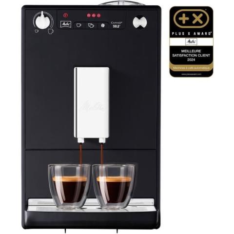 Machine à café broyeur à grain - Melitta - Solo - Noir Machine à café broyeur à grain - Melitta - Solo - Noir