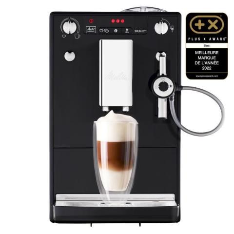 Machine à Café broyeur à Grain MELITTA Solo & Perfect Milk - Noir - Espresso - Auto Cappuccinatore - 15 bars Machine à Café broyeur à Grain MELITTA Solo & Perfect Milk - Noir - Espresso - Auto Cappuccinatore - 15 bars