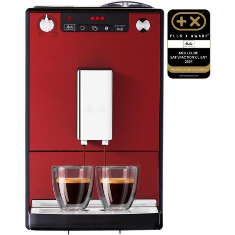 Machine à Café broyeur à Grain MELITTA Solo - Rouge Chili Machine à Café broyeur à Grain MELITTA Solo - Rouge Chili