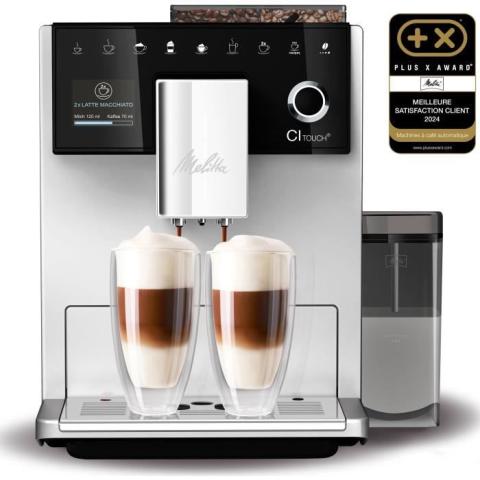 Machine à café avec broyeur MELITTA CI Touch® F630-101 -Argent Machine à café avec broyeur MELITTA CI Touch® F630-101 -Argent