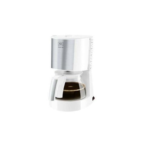 Machine A Cafe - Cafetiere Electrique  Filtre Melitta Enjoy Top Glass Blanc/acier Brossé 1017-03 - 15 Tasses