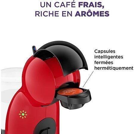 Machine à café capsules KRUPS Dolce Gusto Piccolo XS KP1A3510- 15 bars - Noir et rouge Machine à café capsules KRUPS Dolce Gusto Piccolo XS KP1A3510- 15 bars - Noir et rouge