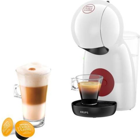 Machine à café Dolce Gusto KRUPS Piccolo XS KP1A0110 - Blanc - Réservoir 0,8 L - Porte-capsule intuitif