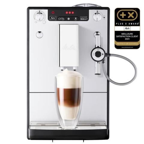 Machine à café expresso avec broyeur MELITTA Solo® & Perfect Milk E957-203 - Argent - 15 bars - 1400 Watts Machine à café expresso avec broyeur MELITTA Solo® & Perfect Milk E957-203 - Argent - 15 bars - 1400 Watts