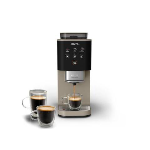 Machine à café à grains - KRUPS - Coffee Crush Extra - Ultra compacte - Nettoyage facile - Marron Chaï