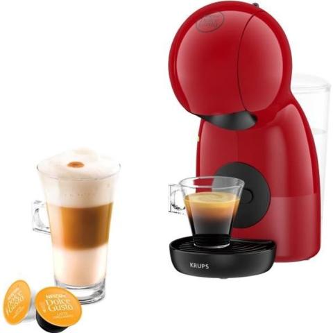 Machine à café KRUPS Dolce Gusto XS Piccolo KP1A0510 Rouge - Espresso - 15 bar - 0.8L Machine à café KRUPS Dolce Gusto XS Piccolo KP1A0510 Rouge - Espresso - 15 bar - 0.8L