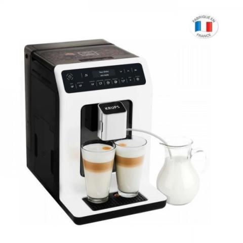 Machine a Cafe KRUPS EA890110 Evidence -  a grain - Broyeur grain - Cafetiere Expresso Cappuccino Espresso - 2 tasses