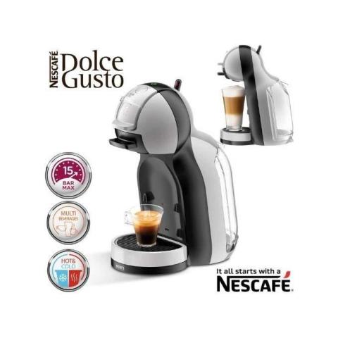 Machine à café - KRUPS KP123B10 - Dolce Gusto MINI ME - Arctic Grey - Réservoir 08L - 1500W