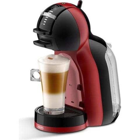 Machine à café - KRUPS - NESPRESSO DOLCE Krups KP120H40 - Rouge - Capsules - 15 bar - Pompe