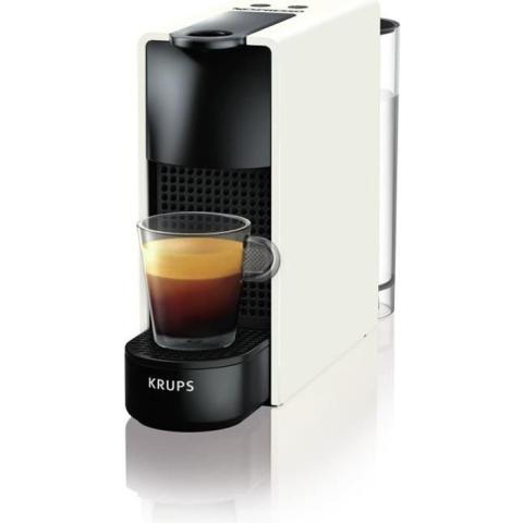 Machine à café - KRUPS - XN1101K - Essenza Mini - Blanc - Compatible Nespresso - 19 bars Machine à café - KRUPS - XN1101K - Essenza Mini - Blanc - Compatible Nespresso - 19 bars