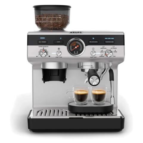 Machine À Café Krups Xp801t10 Broyeur Intégré 3l