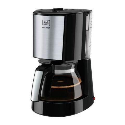 Machine a café Melitta Enjoy Top Glass Noir/Acier brossé 1017-04 Machine a café Melitta Enjoy Top Glass Noir/Acier brossé 1017-04
