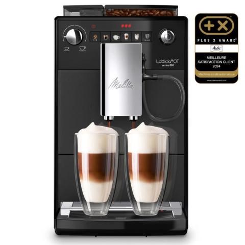 Machine à café - MELITTA - Latticia OT - Réservoir d'eau 1,5 L - Réservoir à grains 250 g - 1450 W - Noir mat Machine à café - MELITTA - Latticia OT - Réservoir d'eau 1,5 L - Réservoir à grains 250 g - 1450 W - Noir mat