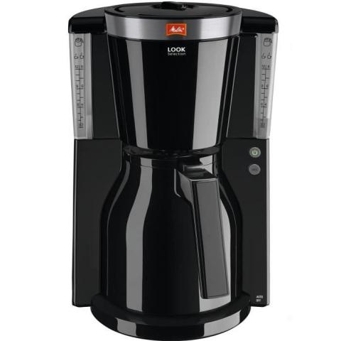 Machine à café MELITTA - Look IV Therm Selection 1011-12 Noir/Acier Brossé