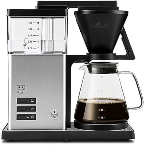 Machine à café - MELITTA - One - Acier inoxydable - 10 tasses - Détartrage intégré Machine à café - MELITTA - One - Acier inoxydable - 10 tasses - Détartrage intégré