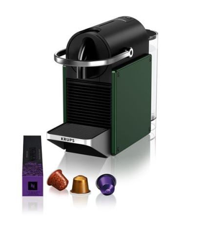 Machine à café Nespresso Krups Pixie 1260 W Vert foncé Machine à café Nespresso Krups Pixie 1260 W Vert foncé