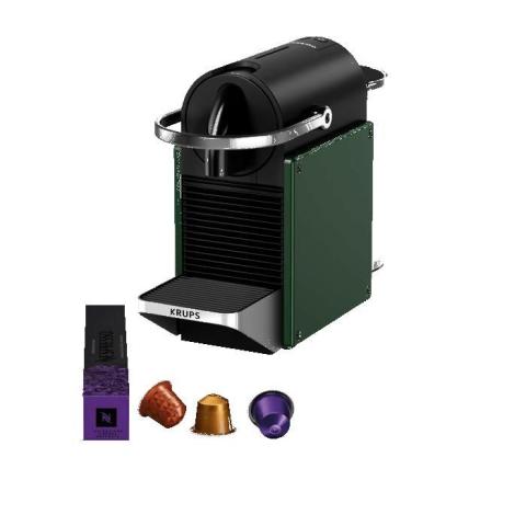 Machine á café Nespresso Krups Pixie Vert foncé YY5291FD Machine á café Nespresso Krups Pixie Vert foncé YY5291FD