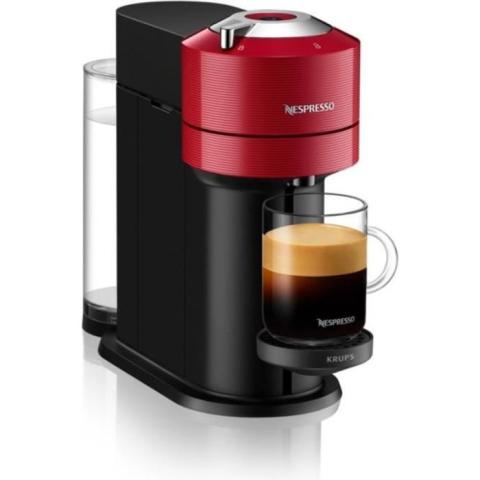 Machine à café Nespresso Vertuo Krups YY4296FD VERTUO NEXT ROUGE - Expresso (capsule) - Rouge - 1,10 L - 1500 W