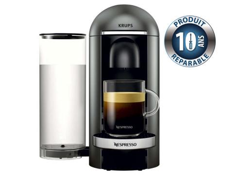 Machine à café NESPRESSO VERTUO PLUS TITANE Machine à café NESPRESSO VERTUO PLUS TITANE