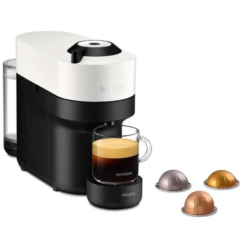 Machine à cafe Nespresso Vertuo Pop blanc Krups XN920110 Machine à cafe Nespresso Vertuo Pop blanc Krups XN920110