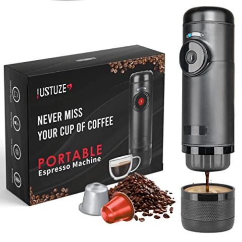 Machine A Cafe Portable, Nespresso Machine A Café , Rechargeable Avec Fonction Chauffage, Compatible Avec Les Capsules Nespresso Et L'or, Cafetiere 12v Parfaite Pour Le Voyage, Camping, Bureau Machine A Cafe Portable, Nespresso Machine A Café , Rechargeable Avec Fonction Chauffage, Compatible Avec Les Capsules Nespresso Et L'or, Cafetiere 12v Parfaite Pour Le Voyage, Camping, Bureau