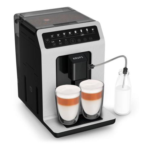 Machine cappuccino et expresso automatique KRUPS Evidence Eco-Design boissons à base de lait grâce au système One-Touch