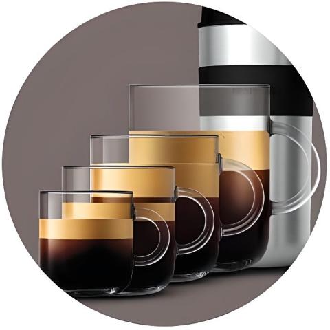 Machine à capsule Nespresso Vertuo Plus & Kit de 12 capsules dégustation