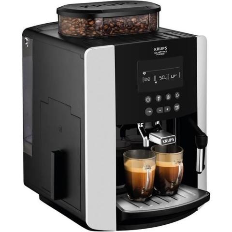 Machine à Espresso Automatique KRUPS EA817810 - 1.7L - 2 Tasses - Noir, Argent Machine à Espresso Automatique KRUPS EA817810 - 1.7L - 2 Tasses - Noir, Argent
