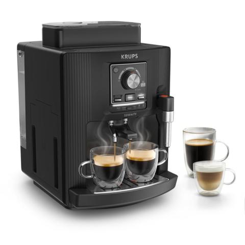 Machine espresso automatique - KRUPS - Serenity EA4008E0 - 15 bar - Mousseur lait manuel - Réservoir 17L Machine espresso automatique - KRUPS - Serenity EA4008E0 - 15 bar - Mousseur lait manuel - Réservoir 17L