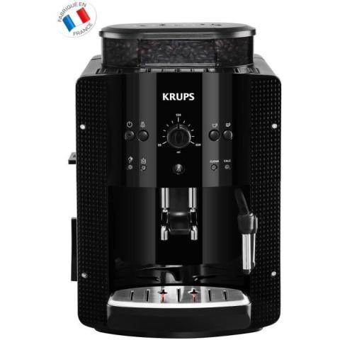 machine à expresso de 1,6L Automatique avec Broyeur à Grains 1450W noir