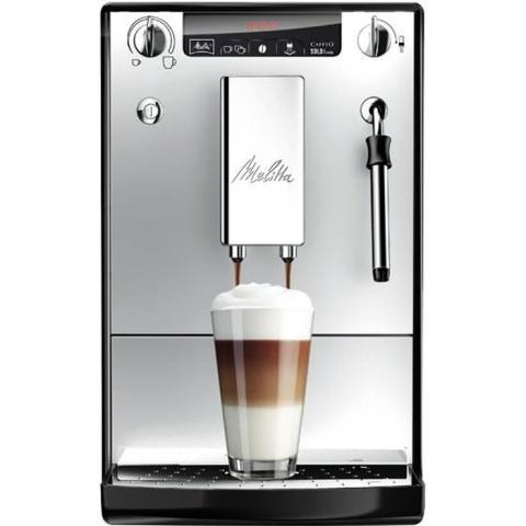 Machine à expresso automatique Melitta Solo & Milk - Argent/Noir - 3 températures et intensités programmables Machine à expresso automatique Melitta Solo & Milk - Argent/Noir - 3 températures et intensités programmables